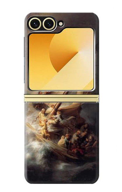 S1091 Rembrandt Christ in The Storm Case For Samsung Galaxy Z Flip 6, Flip 7 FE