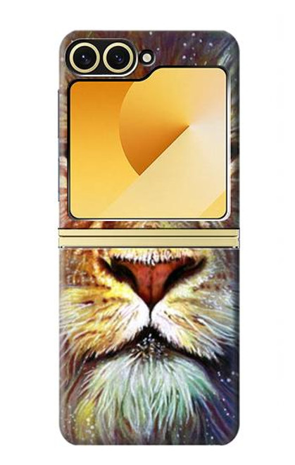 S1354 Lion Case For Samsung Galaxy Z Flip 6, Flip 7 FE S1354 Lion Case For Samsung Galaxy Z Flip 6, Flip 7 FE