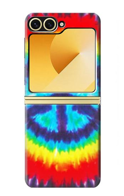 S1870 Tie Dye Peace Case For Samsung Galaxy Z Flip 6, Flip 7 FE
