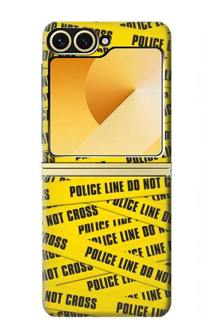 S2088 Police Line Do Not Cross Case For Samsung Galaxy Z Flip 6, Flip 7 FE