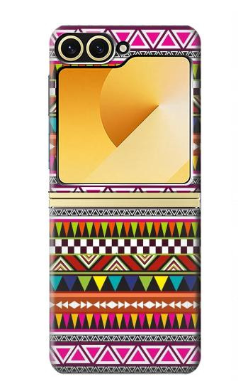 S2292 Aztec Tribal Pattern Case For Samsung Galaxy Z Flip 6, Flip 7 FE