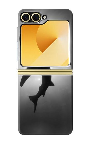 S2367 Shark Monochrome Case For Samsung Galaxy Z Flip 6, Flip 7 FE