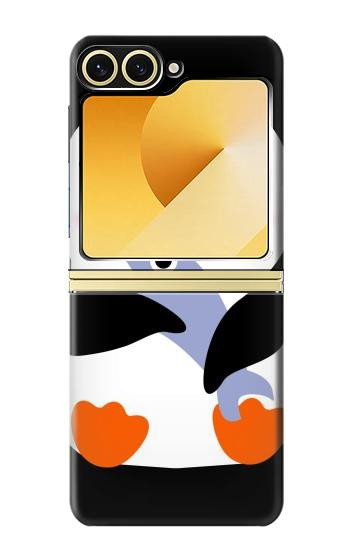 S2631 Cute Baby Penguin Case For Samsung Galaxy Z Flip 6, Flip 7 FE