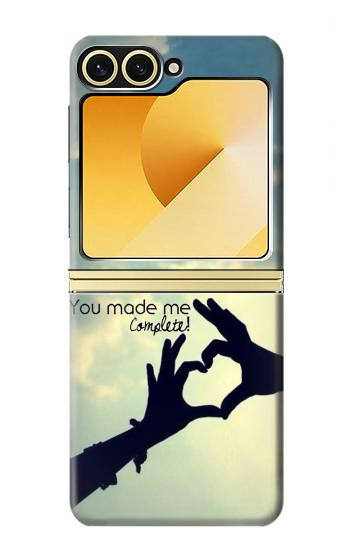 S2640 You Made Me Complete Love Case For Samsung Galaxy Z Flip 6, Flip 7 FE