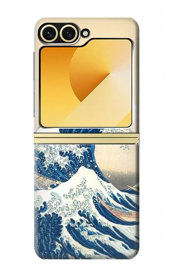 S2790 Hokusai Under The Wave off Kanagawa Case For Samsung Galaxy Z Flip 6, Flip 7 FE