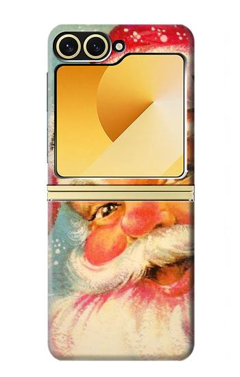 S2840 Christmas Vintage Santa Case For Samsung Galaxy Z Flip 6, Flip 7 FE