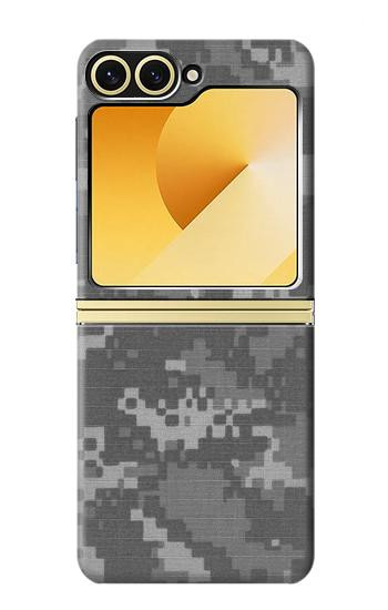 S2867 Army White Digital Camo Case For Samsung Galaxy Z Flip 6, Flip 7 FE