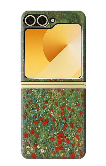 S2872 Gustav Klimt Poppy Field Case For Samsung Galaxy Z Flip 6, Flip 7 FE