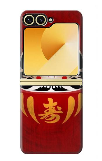 S3023 Japan Good Luck Daruma Doll Case For Samsung Galaxy Z Flip 6, Flip 7 FE