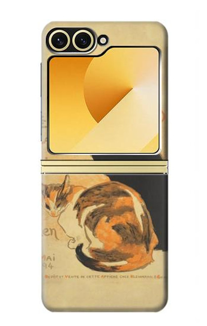 S3229 Vintage Cat Poster Case For Samsung Galaxy Z Flip 6, Flip 7 FE S3229 Vintage Cat Poster Case For Samsung Galaxy Z Flip 6, Flip 7 FE