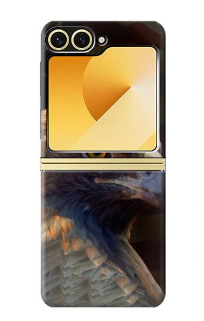 S3376 Eagle American Flag Case For Samsung Galaxy Z Flip 6, Flip 7 FE S3376 Eagle American Flag Case For Samsung Galaxy Z Flip 6, Flip 7 FE