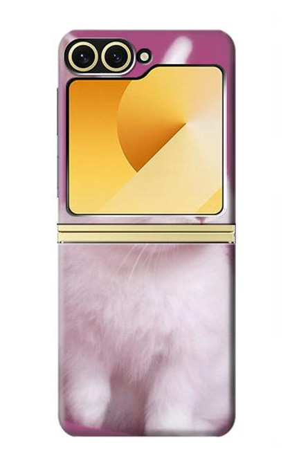 S3870 Cute Baby Bunny Case For Samsung Galaxy Z Flip 6, Flip 7 FE