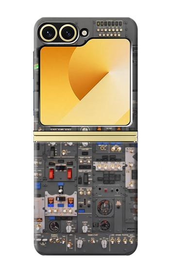 S3944 Overhead Panel Cockpit Case For Samsung Galaxy Z Flip 6, Flip 7 FE