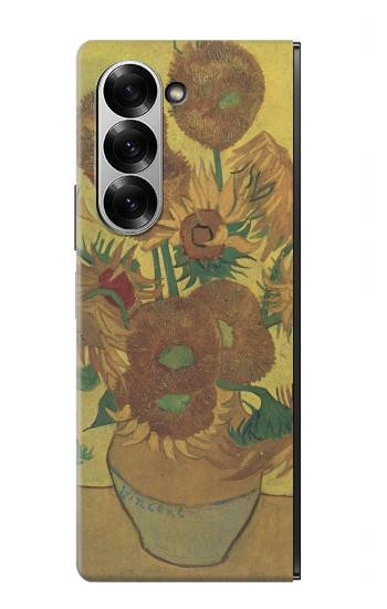 S0214 Van Gogh Vase Fifteen Sunflowers Case For Samsung Galaxy Z Fold 6