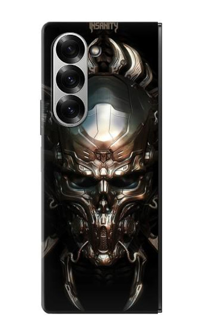 S1027 Hardcore Metal Skull Case For Samsung Galaxy Z Fold 6