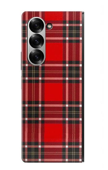 S2374 Tartan Red Pattern Case For Samsung Galaxy Z Fold 6