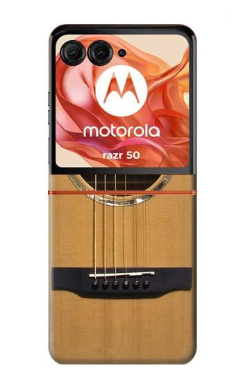 S0057 Acoustic Guitar Case For Motorola Razr 70,60,50, Razr (2026, 2025, 2024)