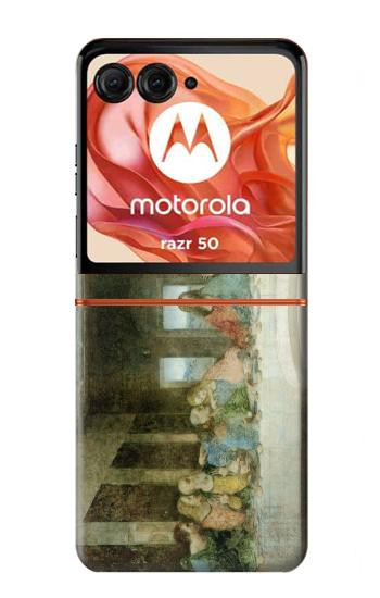 S0173 Leonardo DaVinci The Last Supper Case For Motorola Razr 70,60,50, Razr (2026, 2025, 2024)