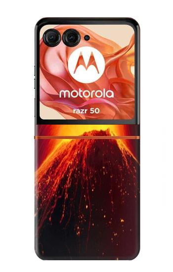 S0745 Volcano Lava Case For Motorola Razr 70,60,50, Razr (2026, 2025, 2024)