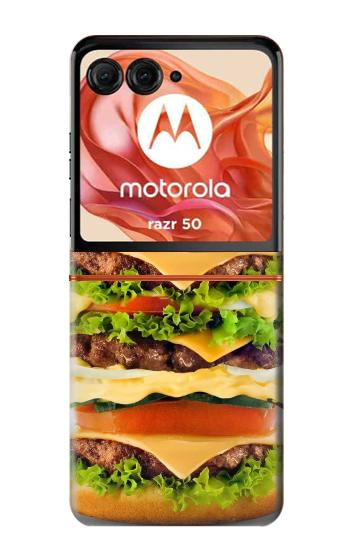S0790 Hamburger Case For Motorola Razr 70,60,50, Razr (2026, 2025, 2024)