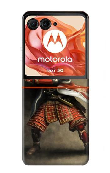 S0796 Japan Red Samurai Case For Motorola Razr 70,60,50, Razr (2026, 2025, 2024)