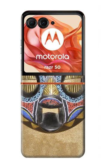 S0965 African Baluba Mask Case For Motorola Razr 70,60,50, Razr (2026, 2025, 2024)