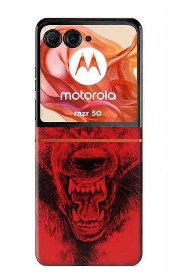 S1090 Red Wolf Case For Motorola razr 2024, Motorola razr 2024, Motorola Razr 70,60,50, Razr (2026, 2025, 2024)