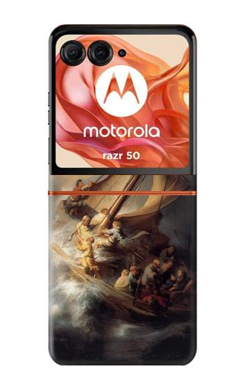 S1091 Rembrandt Christ in The Storm Case For Motorola Razr 70,60,50, Razr (2026, 2025, 2024)