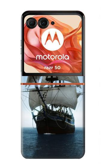 S1096 Sailing Ship in an Ocean Case For Motorola Razr 70,60,50, Razr (2026, 2025, 2024)