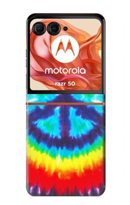 S1870 Tie Dye Peace Case For Motorola razr 2024, Motorola razr 2024, Motorola Razr 50