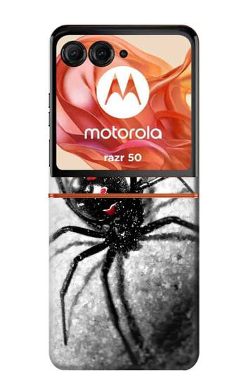 S2386 Black Widow Spider Case For Motorola Razr 70,60,50, Razr (2026, 2025, 2024)