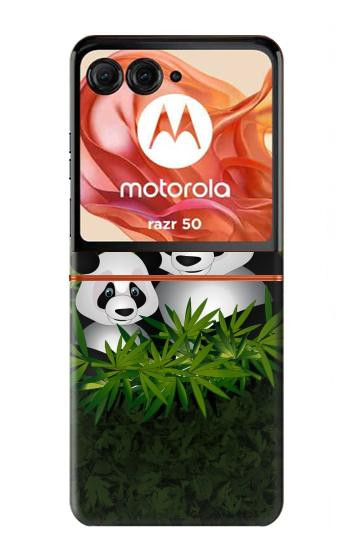S2441 Panda Family Bamboo Forest Case For Motorola Razr 70,60,50, Razr (2026, 2025, 2024)