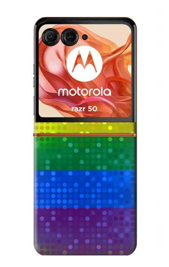 S2683 Rainbow LGBT Pride Flag Case For Motorola Razr 70,60,50, Razr (2026, 2025, 2024)
