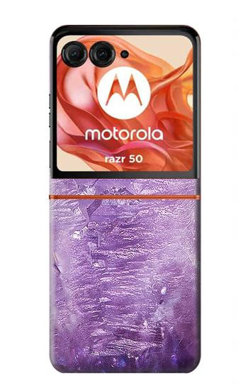 S2690 Amethyst Crystals Graphic Printed Case For Motorola Razr 70,60,50, Razr (2026, 2025, 2024)
