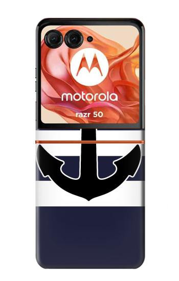 S2758 Anchor Navy Case For Motorola Razr 70,60,50, Razr (2026, 2025, 2024)