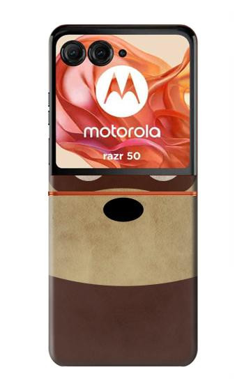 S2825 Cute Cartoon Raccoon Case For Motorola razr 2024, Motorola razr 2024, Motorola Razr 70,60,50, Razr (2026, 2025, 2024)