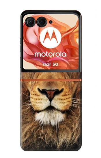 S2870 Lion King of Beasts Case For Motorola Razr 70,60,50, Razr (2026, 2025, 2024)