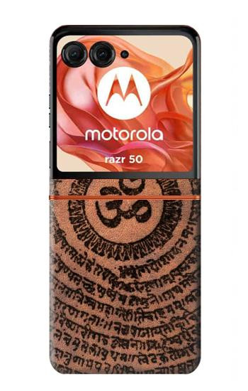 S2874 Om Symbol Tattoo Case For Motorola Razr 70,60,50, Razr (2026, 2025, 2024)