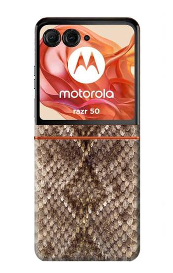 S2875 Rattle Snake Skin Graphic Printed Case For Motorola Razr 70,60,50, Razr (2026, 2025, 2024)