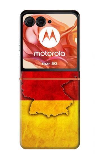 S2935 Germany Flag Map Case For Motorola Razr 70,60,50, Razr (2026, 2025, 2024)
