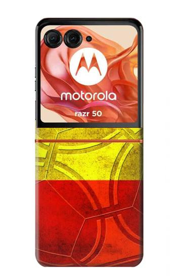 S2965 Belgium Football Soccer Case For Motorola Razr 70,60,50, Razr (2026, 2025, 2024)