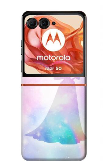 S2992 Princess Pastel Silhouette Case For Motorola Razr 70,60,50, Razr (2026, 2025, 2024)