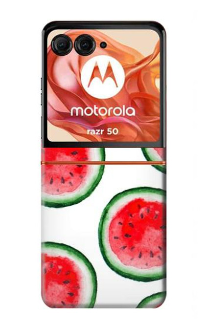 S3236 Watermelon Pattern Case For Motorola razr 2024, Motorola razr 2024, Motorola Razr 50