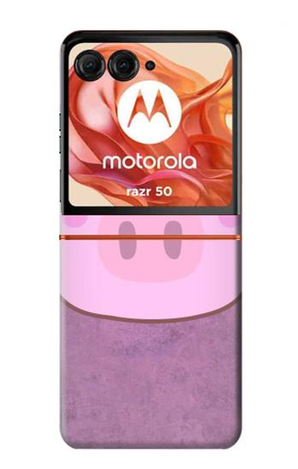 S3269 Pig Cartoon Case For Motorola razr 2024, Motorola razr 2024, Motorola Razr 50