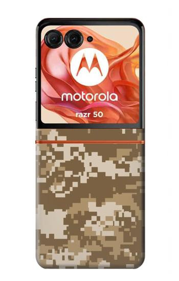 S3294 Army Desert Tan Coyote Camo Camouflage Case For Motorola Razr 70,60,50, Razr (2026, 2025, 2024)