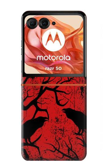 S3325 Crow Black Blood Tree Case For Motorola Razr 70,60,50, Razr (2026, 2025, 2024)