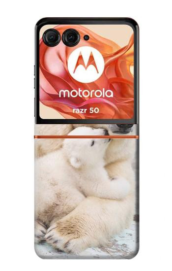 S3373 Polar Bear Hug Family Case For Motorola razr 2024, Motorola razr 2024, Motorola Razr 70,60,50, Razr (2026, 2025, 2024)