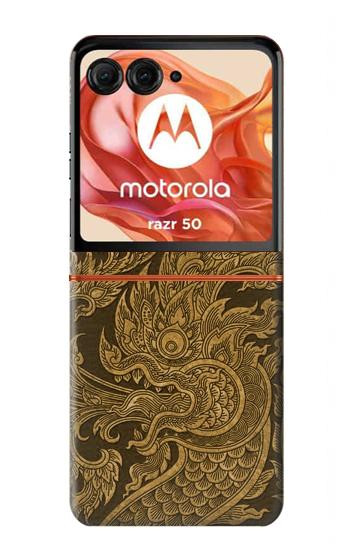 S3382 Thai Art Naga Case For Motorola Razr 70,60,50, Razr (2026, 2025, 2024)