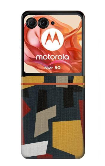 S3386 Abstract Fabric Texture Case For Motorola Razr 70,60,50, Razr (2026, 2025, 2024)