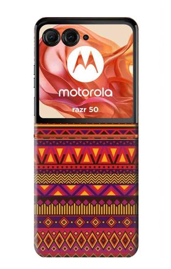 S3404 Aztecs Pattern Case For Motorola Razr 70,60,50, Razr (2026, 2025, 2024)